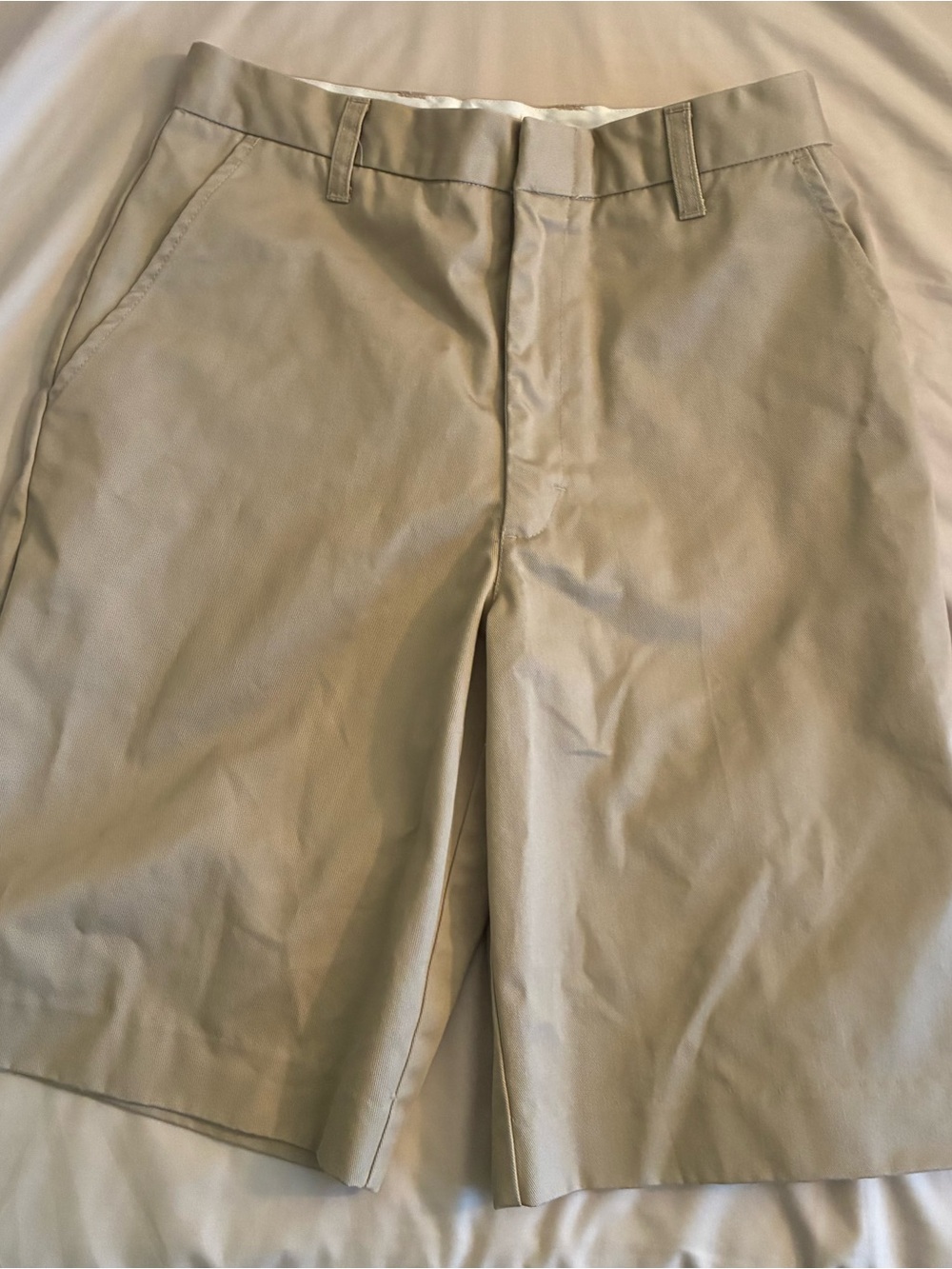 Men's Uniform Tan Cargo Shorts -